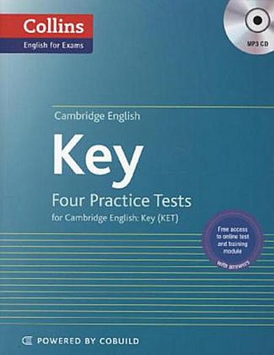 Four Practice Tests for Cambridge English Key (KET), w. MP3-CD