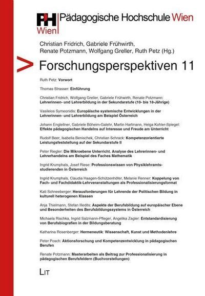 Forschungsperspektiven. Bd.11