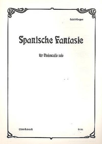 Spanische Fantasie fürVioloncello solo
