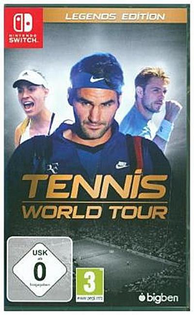 Tennis World Tour, 1 Nintendo Switch-Spiel (Legends Edition)