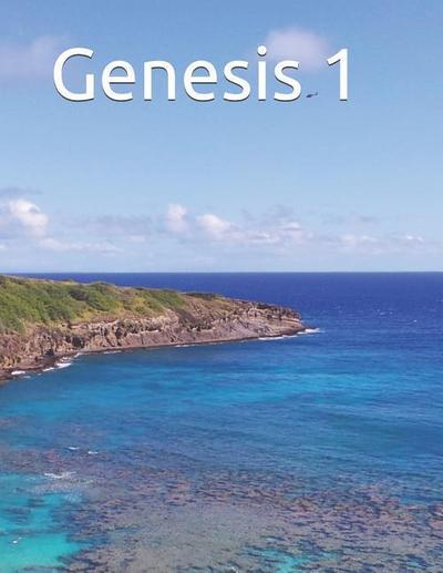 Genesis 1: Senior reader extra-large print study Bible reading.