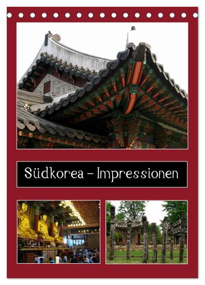 Südkorea - Impressionen (Tischkalender 2025 DIN A5 hoch), CALVENDO Monatskalender