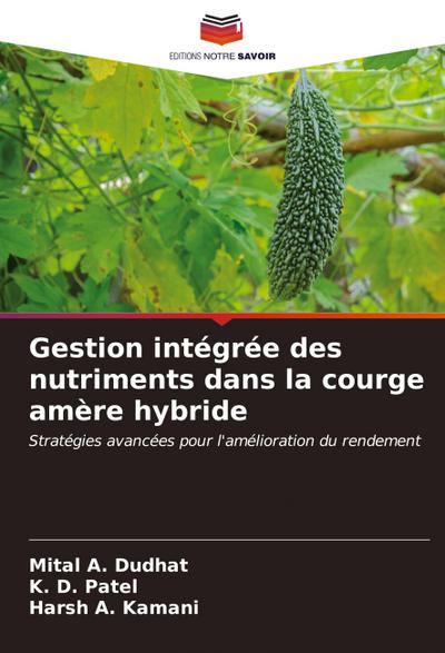 Gestion intégrée des nutriments dans la courge amère hybride