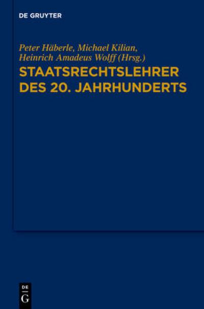 Staatsrechtslehrer des 20. Jahrhunderts