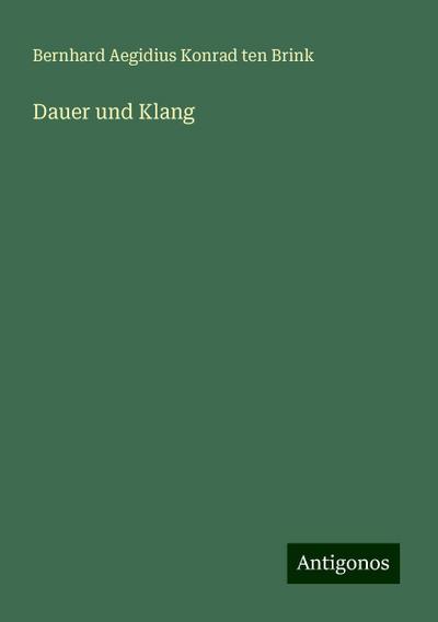 Dauer und Klang