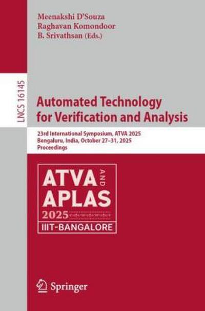 Automated Technology for Verification and Analysis