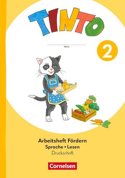 Tinto Sprachlesebuch 2-4 - 2. Schuljahr - Ausgabe 2026 - Arbeitsheft Fördern - Druckschrift