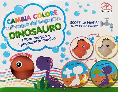 Cambia colore nell’acqua del bagnetto! Dinosauro