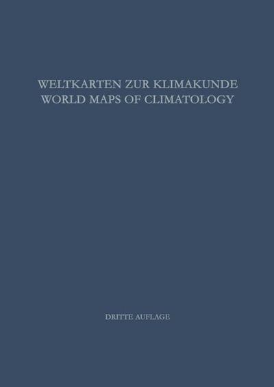 Weltkarten zur Klimakunde / World Maps of Climatology