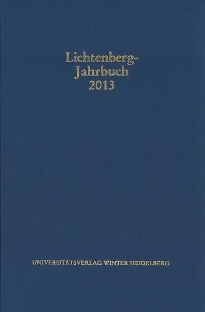 Lichtenberg-Jahrbuch 2013
