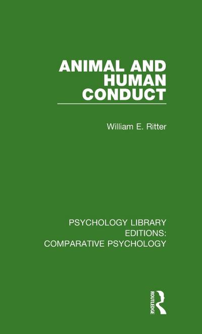 Animal and Human Conduct