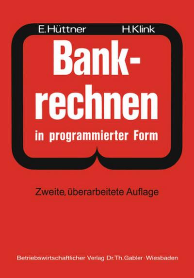Bankrechnen in programmierter Form