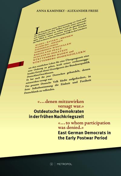 "... denen mitzuwirken versagt war." / "... to whom participation was denied."