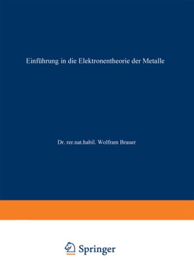 Einführung in die Elektronentheorie der Metalle