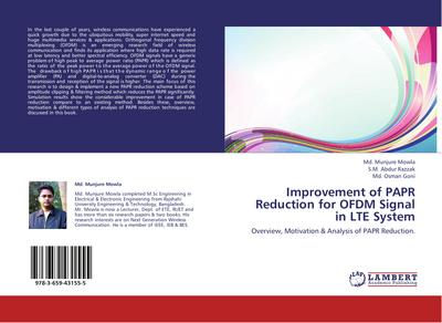 Improvement of PAPR Reduction for OFDM Signal in LTE System