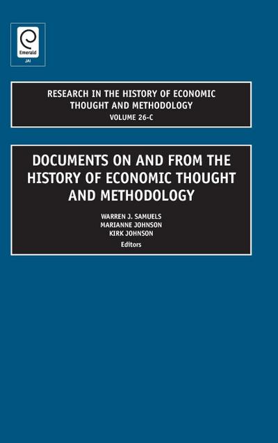 Documents on and from the History of Economic Thought and Methodology