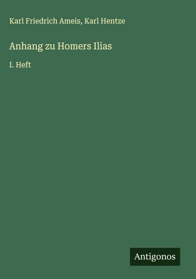 Anhang zu Homers Ilias