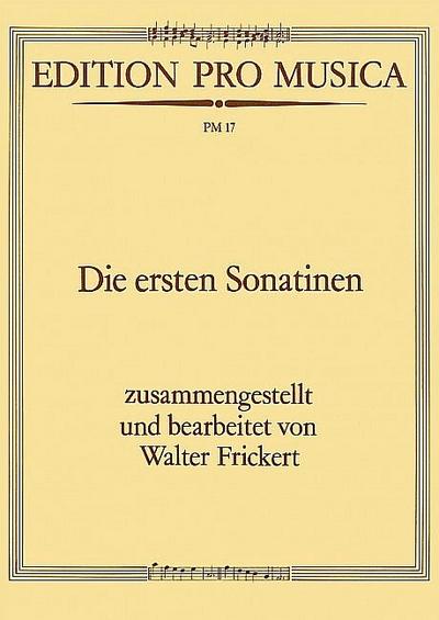 Die ersten Sonatinenfür Klavier