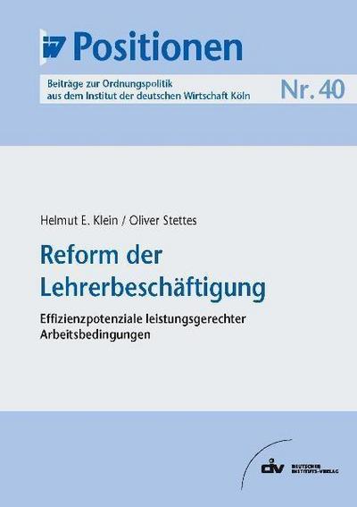 Reform der Lehrerbeschäftigung