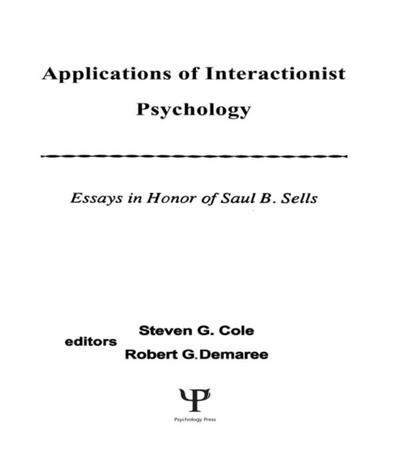 Applications of interactionist Psychology
