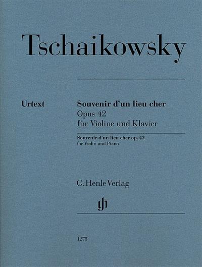 Souvenir d’un lieu cher op. 42 for Violine and Piano