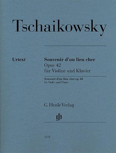 Souvenir d’un lieu cher op. 42 for Violine and Piano