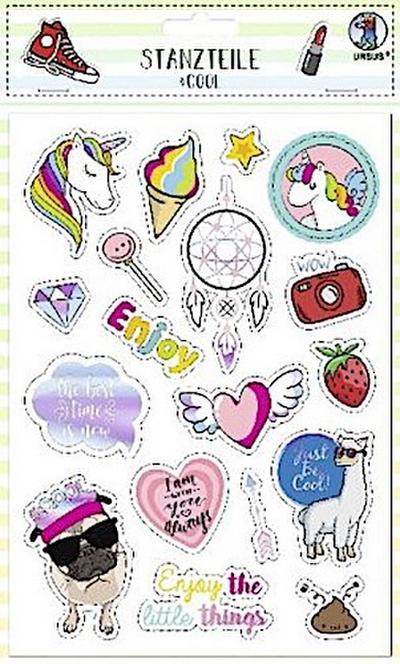 Stanzteile "#Cool"