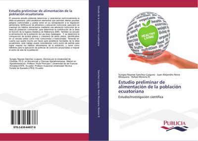 Estudio preliminar de alimentación de la población ecuatoriana