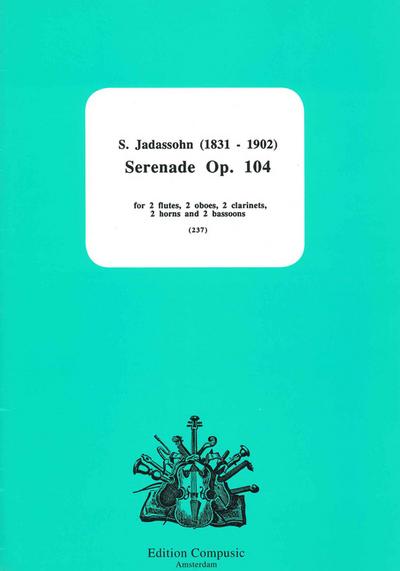 Serenade op.104 for 2 flutes,2 oboes, 2 clarinets, 2 horns and