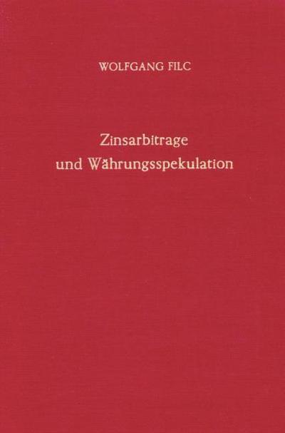 Zinsarbitrage und Währungsspekulation.