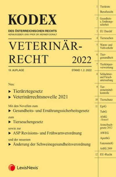 KODEX Veterinärrecht 2022