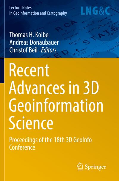 Recent Advances in 3D Geoinformation Science