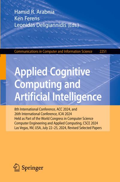 Applied Cognitive Computing and Artificial Intelligence