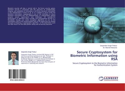 Secure Cryptosystem for Biometric Information using RSA