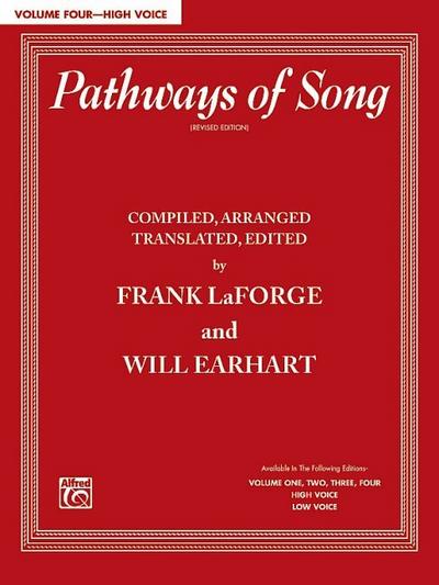 Pathways of Song, Volume 4: High Voice
