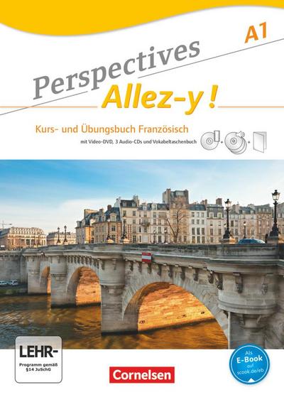 Perspectives  - Allez-y! A1. Kurs- und Übungsbuch Französisch mit Lösungsheft und Vokabeltaschenbuch