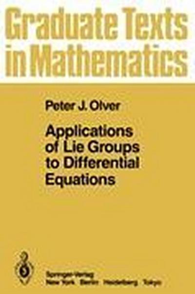 Applications of Lie Groups to Differential Equations