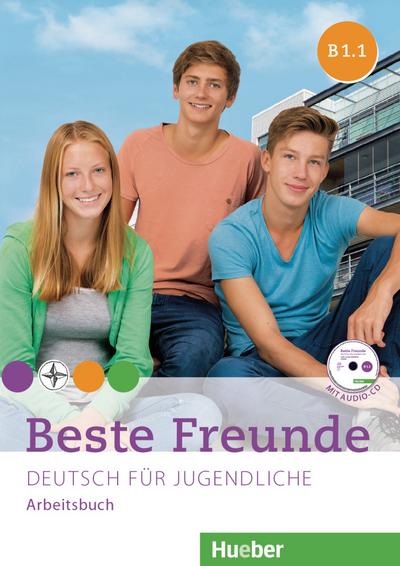 Beste Freunde B1: Deutsch für Jugendliche.Deutsch als Fremdsprache / Paket Arbeitsbuch B1.1 und B1.2 mit Audio-CD