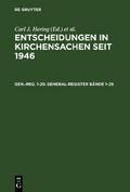 General-Register Bände 1–25