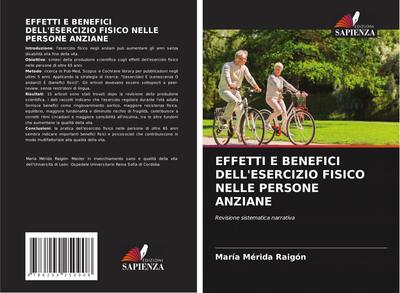EFFETTI E BENEFICI DELL’ESERCIZIO FISICO NELLE PERSONE ANZIANE