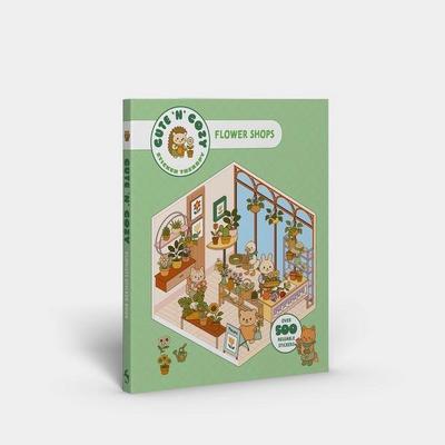 Cute ’n’ Cozy Sticker Therapy: Flower Shop