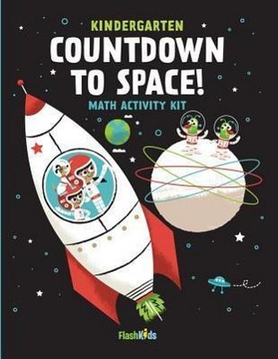 Countdown to Space: Math Activity Kit [With Sticker(s) and 4 Crayons and Fold-Out Mat]
