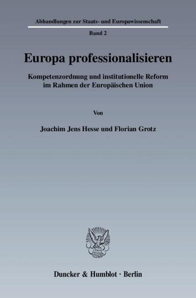 Europa professionalisieren