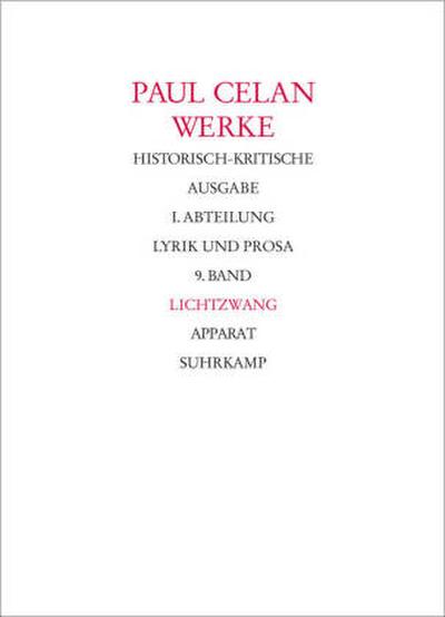 Werke Werke. Historisch-kritische Ausgabe. I. Abteilung: Lyrik und Prosa, 2 Teile