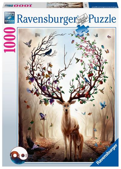 Ravensburger Puzzle 15018 - Magischer Hirsch - 1000 Teile