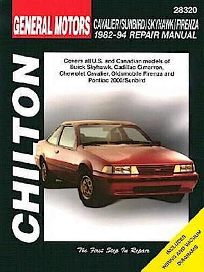 GM Cavalier, Sunbird, Skyhawk, and Firenza, 1982-94