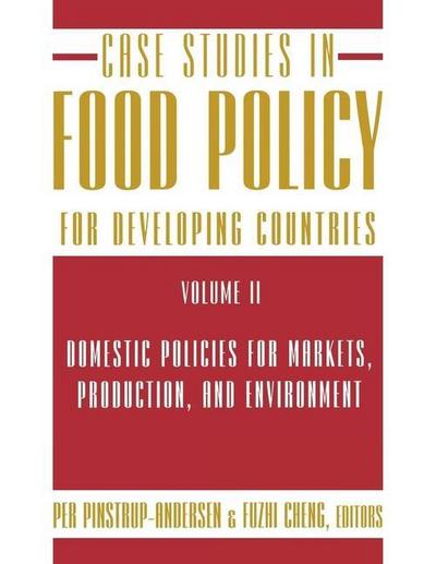 Case Studies in Food Policy for Developing Countries