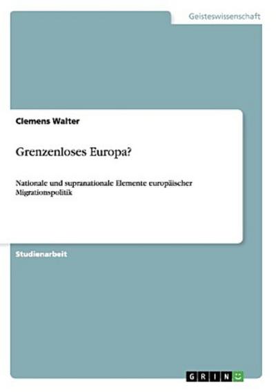 Grenzenloses Europa?
