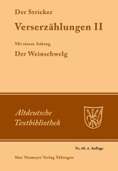Verserzählungen II