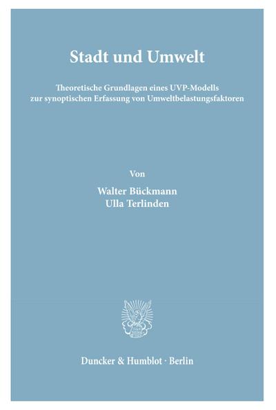 Stadt und Umwelt.